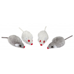 KERBL Zabawka mysz z filcu,4 szt/kpl [84255]