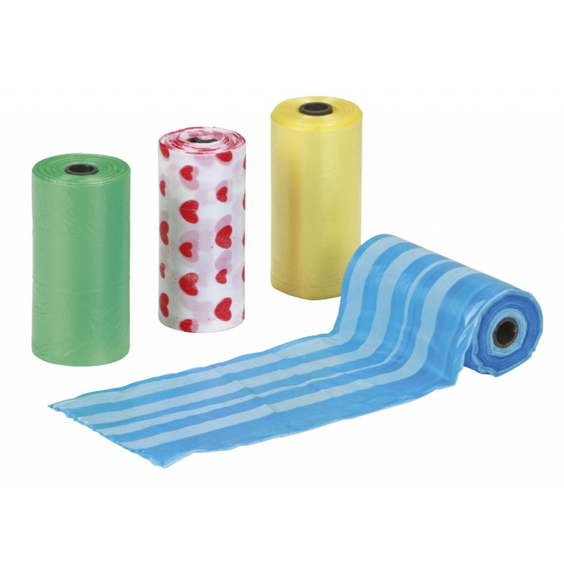 KERBL Woreczki kolorowe, 4 rolki, kolorowe [82267]