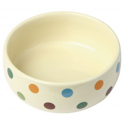 KERBL Miska ceramiczna Dots, 300 ml [82672]