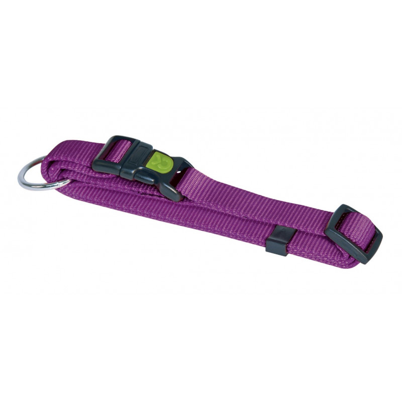 KERBL Obroża Miami, 30 - 45 cm, 15 mm, fioletowa [82150]