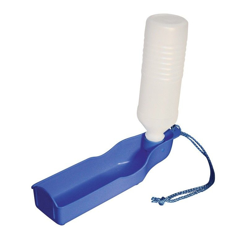 KERBL Poidło podróżne dla psa, niebieskie 500ml [83607]