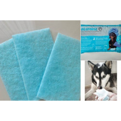 DOG SPONGE Gąbka nasączona mydłem dla psa lub kota 10szt