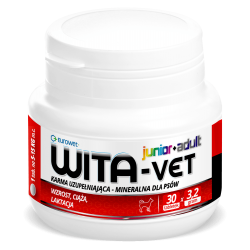 EUROWET Wita-Vet Ca/P 2 - suplement z witaminami dla psów 3,2g 30 tab.