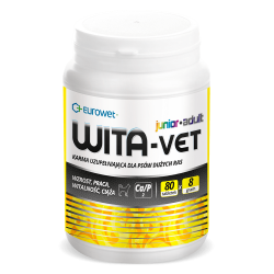 EUROWET Wita-Vet Ca/P 2 - suplement z witaminami dla psów 8g 80 tab.