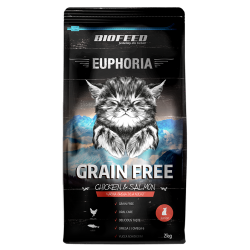 BIOFEED Euphoria JUNIOR CAT Grain Free Chicken&Salmon 2kg