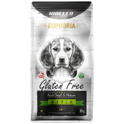BIOFEED EUPHORIA Gluten Free Small & Medium Breeds karma dla psów małych i średnich ras z jagnięciną 2kg