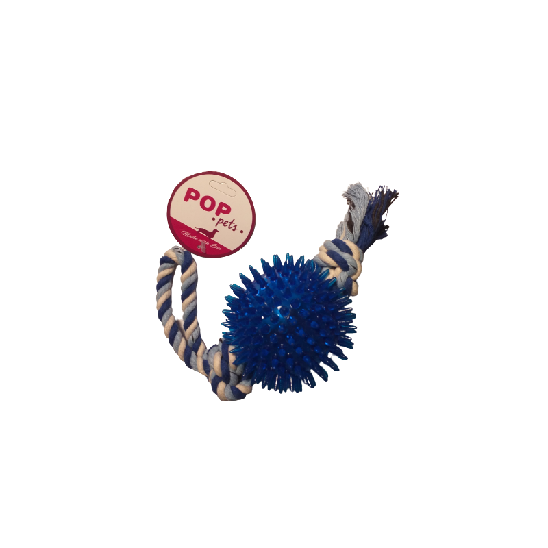 POP PETS Piłka jeżowiec na sznurku, 25cm, mix kolorów [06430]