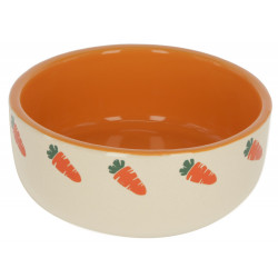 KERBL Miska ceramiczna, 500 ml, beżowo-pomarańczowa [81802]