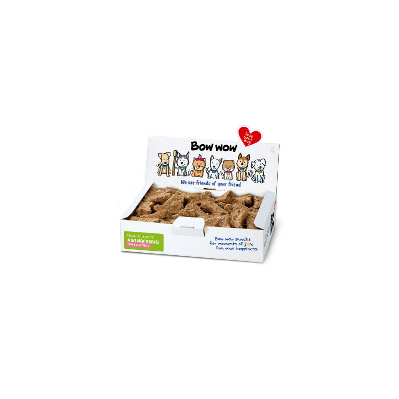 BOW WOW Naturalne kości wieprzowe z warzywami 1kg [BW669]