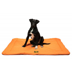 PETLOVE Mata uniwersalna wodoodporna dla psa pomarańczowa 102x88cm