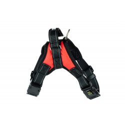 PETLOVE Szelki odblaskowe dla psa S czerwone [SZELODBSRD]