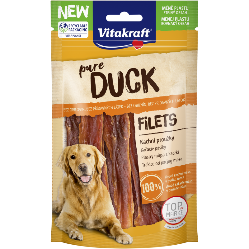 VITAKRAFT DUCK Fillets kaczka przysmak dla psa 80g