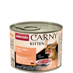 ANIMONDA Carny Kitten puszka wołowina cielęcina kurczak 200 g