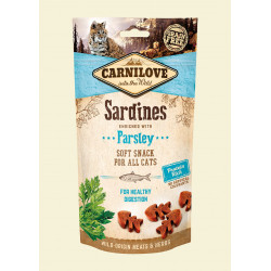 CARNILOVE CAT SEMI MOIST SNACK SARDINE ENRICHED WITH PARSLEY 50g