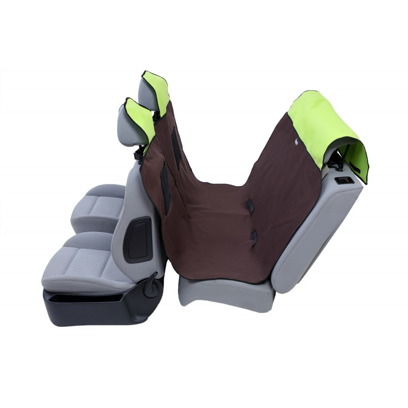 KARDIFF ACTIV z zamkiem, Średni "M" - 133x157cm - BRĄZOWO-ZIELONY