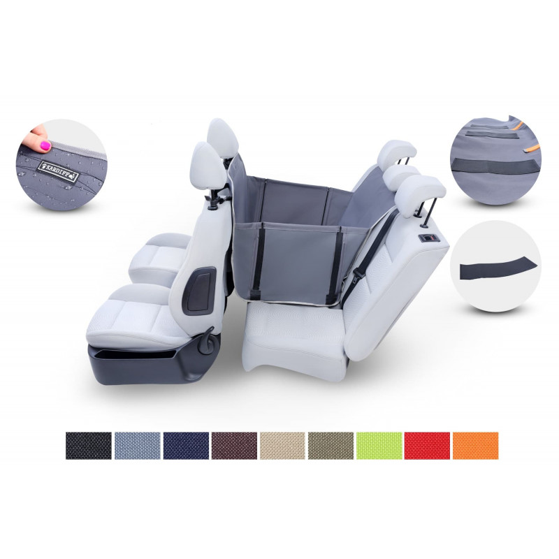 KARDIFF ANTI SLIP 1/2 kanapy - 70x160 - POPIELATA