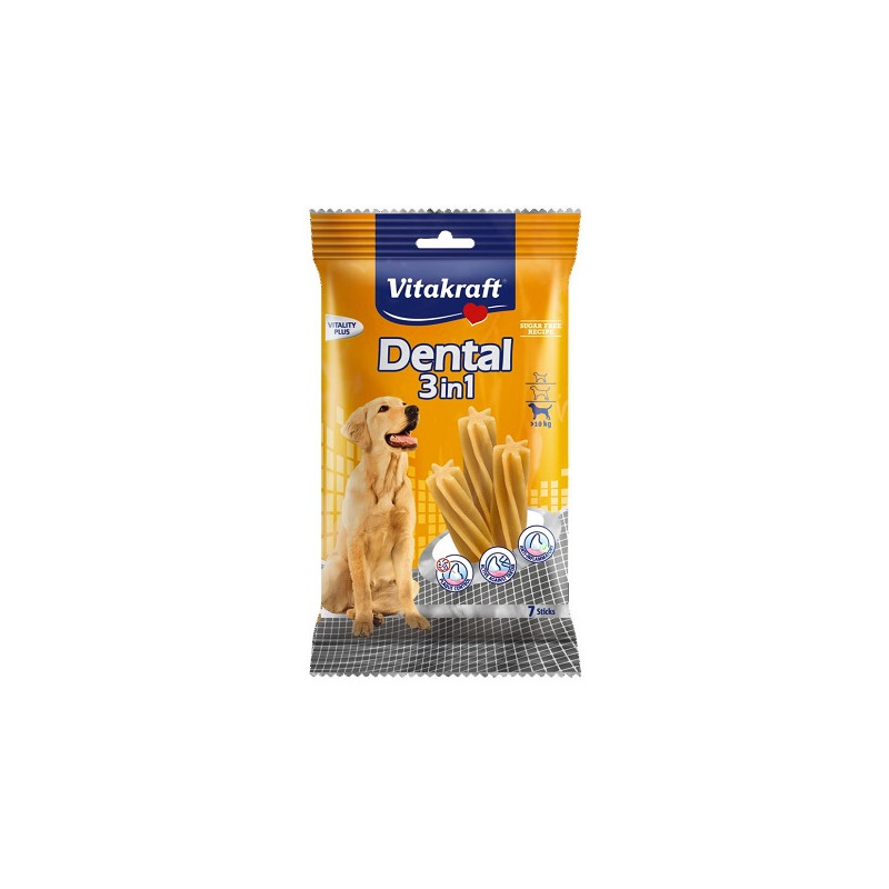 VITAKRAFT DENTAL 3w1 M 180g przysmak d/psa