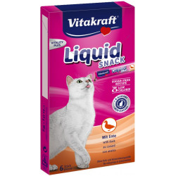 VITAKRAFT CAT LIQUID SNACK 6szt kaczka/Bglukan/KOT
