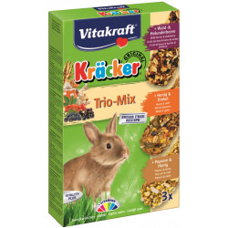 VITAKRAFT KRACKER 3szt d/królika pop/miód/owoc leś